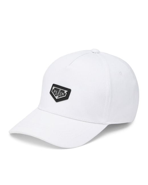 Philipp Plein White Baseball Cap