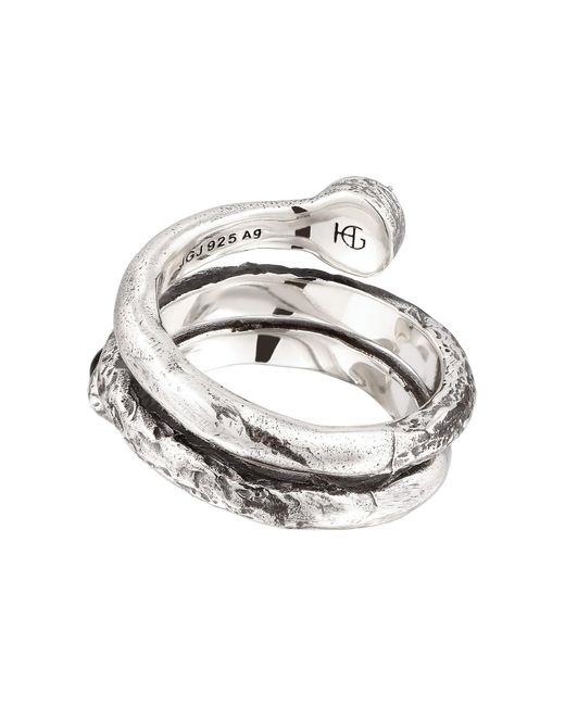 Haze & Glory Ring in Metallic für Herren