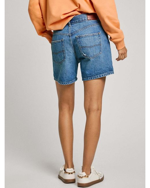 Pepe Jeans Blue Shorts 'Mable'