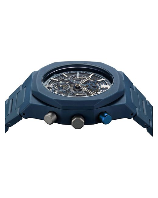 D1 Milano Analoguhr Phbj10 in Blue für Herren