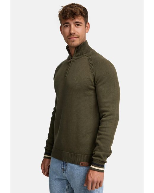 INDICODE Pullover Swift in Green für Herren