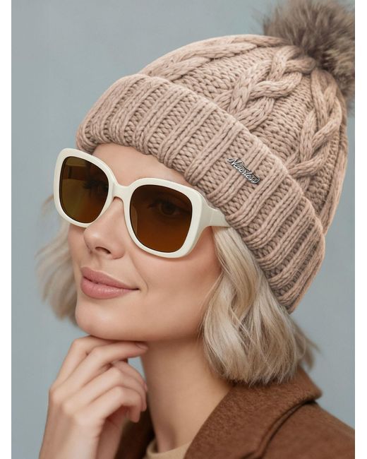 Neverless Brown Mütze Jule
