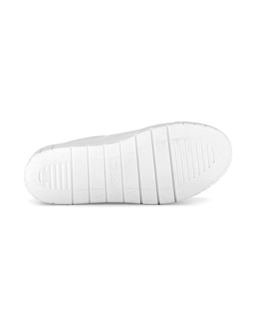 Gabor Black DAVOS Plateausneaker Freizeitschuh, Halbschuh, Schnürschuh mit Kontrastbsatz, H-Weite