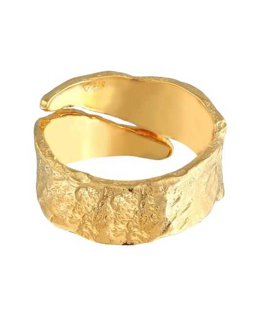 Kuzzoi Ring in Metallic für Herren