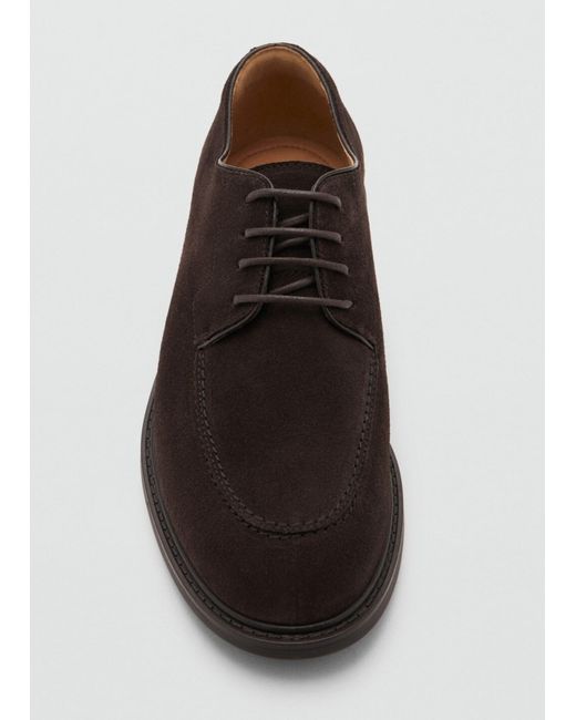 Mango Schnürschuh Bordon in Black für Herren