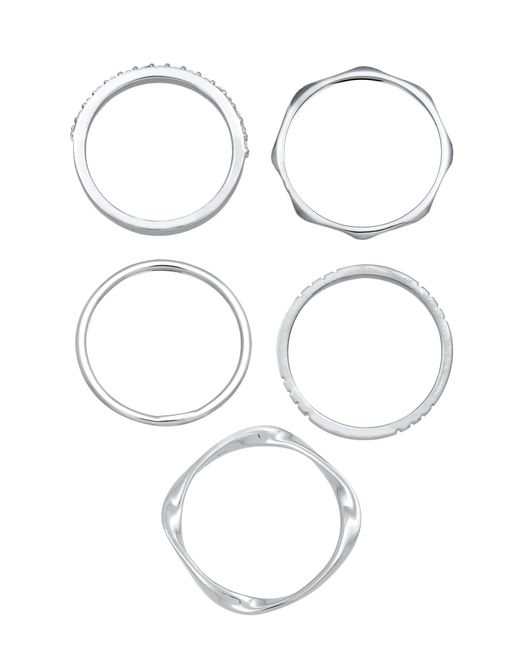 Elli Jewelry White Ring
