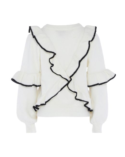 Aleva White Pullover Lazy