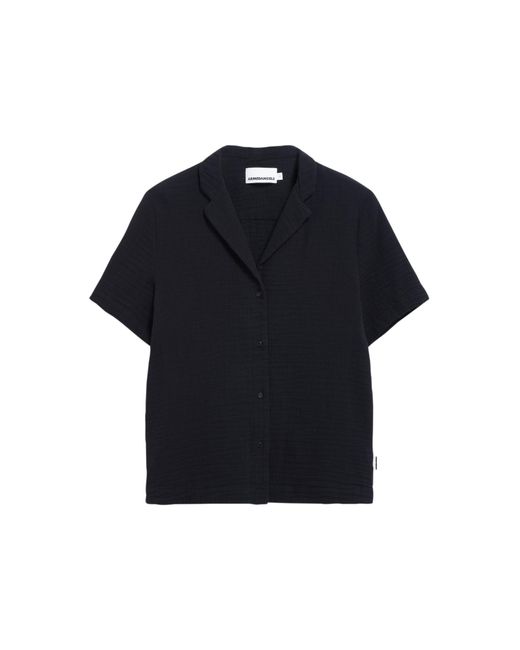 ARMEDANGELS Blue Bluse Maaite Musselin