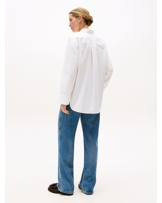 Tommy Hilfiger White Bluse Ess (Ocs)