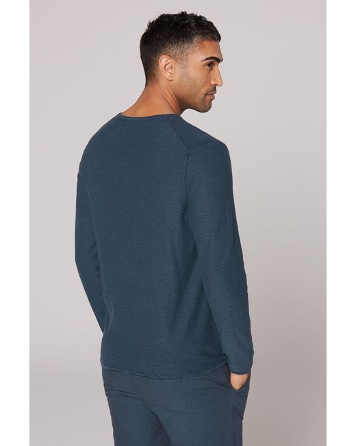 CMPD Pullover Linksstrick Mit Rollkanten in Blue für Herren