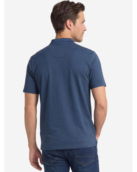 Redmond Shirt Basic in Blue für Herren