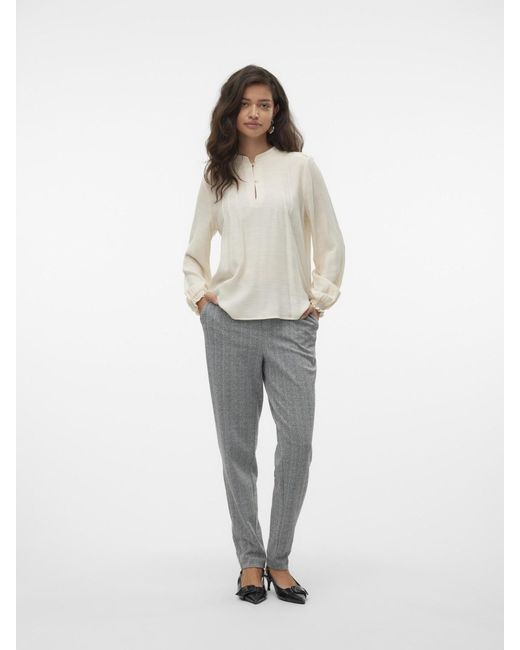 Vero Moda Gray Female Hose VMSILVA Mittlere Taille Hose