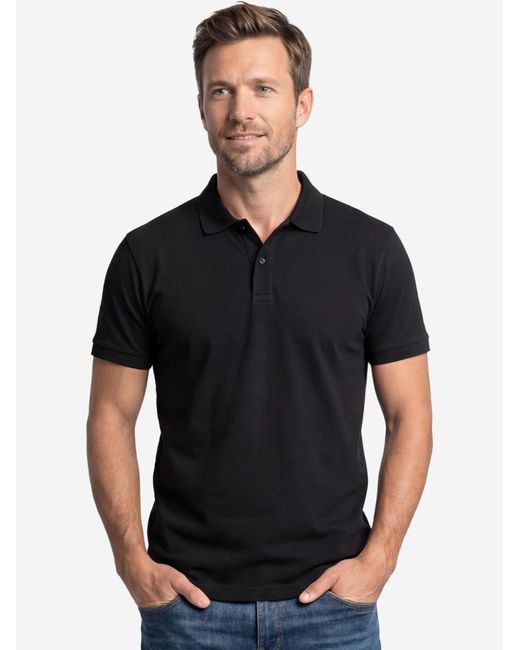 RAGMAN Shirt Basic in Black für Herren