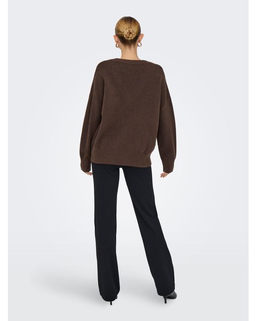 ONLY Brown Pullover