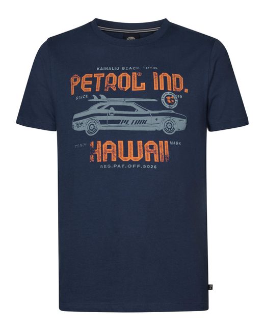 Petrol Industries T-shirt in Blue für Herren