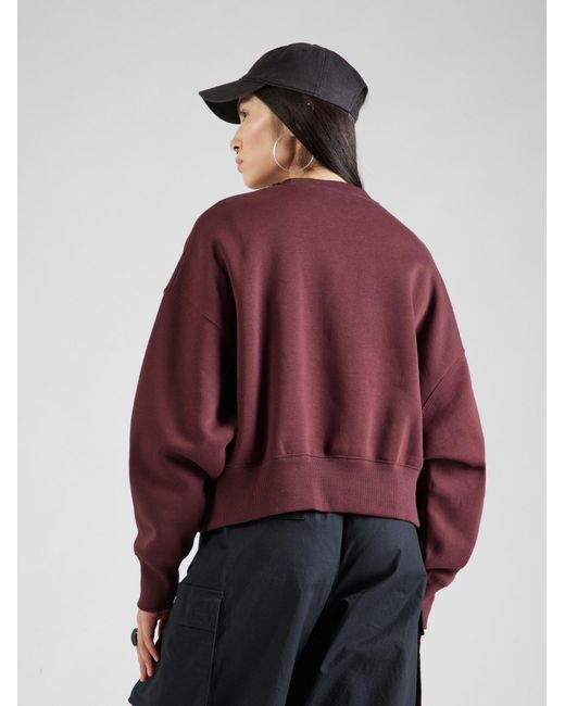 Nike Red Sweatshirt Phoenix Fleece