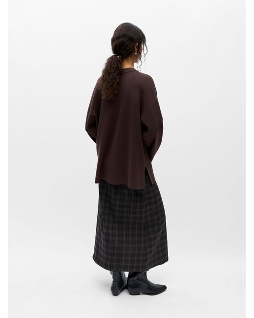 Object Brown Pullover Objreynard