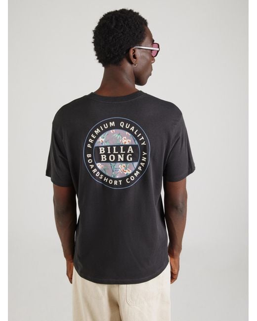 Billabong T-Shirt Rotor Fill in Black für Herren