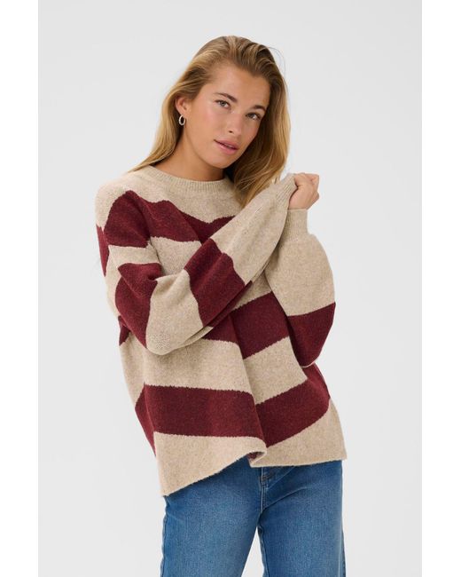 Kaffe Brown Pullover Kaverana