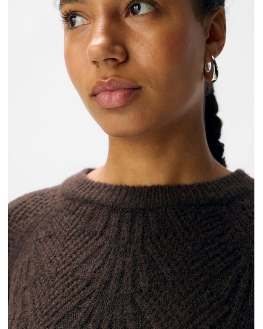 Object Brown Pullover Objflora