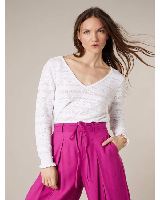 Deeluxe White Pullover