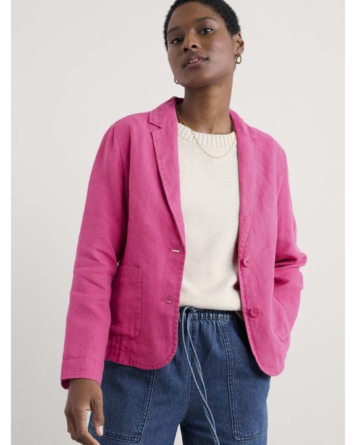 Seasalt Cornwall Pink Blazer 'Blinker'