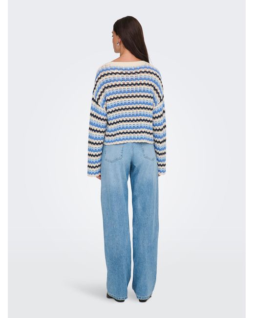 ONLY Blue Pullover Onlasa