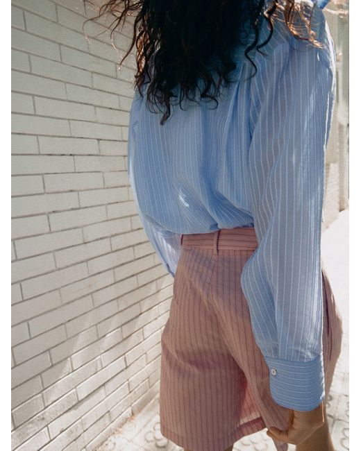 Mango Blue Bluse Belize