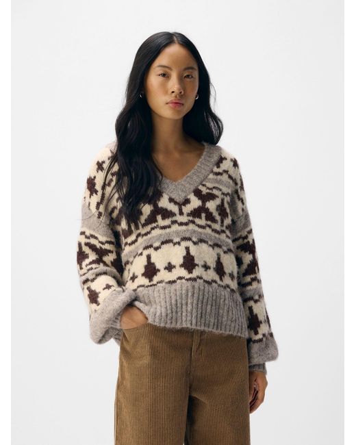Object White Pullover Objaztec