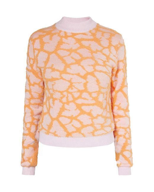 swirly White Pullover