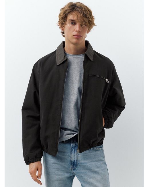 Pull&Bear Jacke in Black für Herren