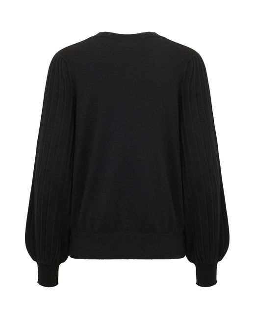 Kaffe Black Pullover Lone