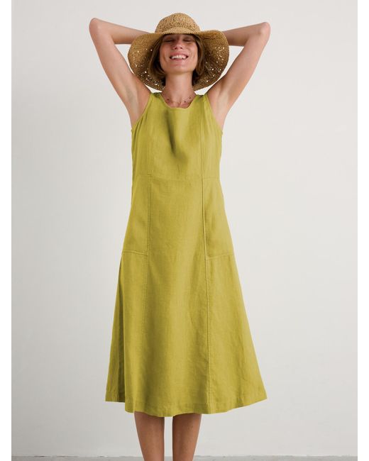Seasalt Cornwall Green Kleid Grass Wave