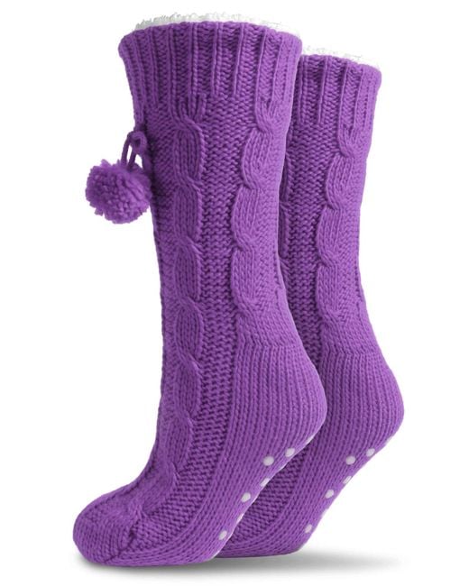 normani Purple Socken