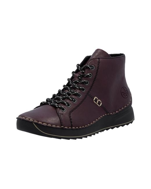 Rieker Purple Schnürstiefelette
