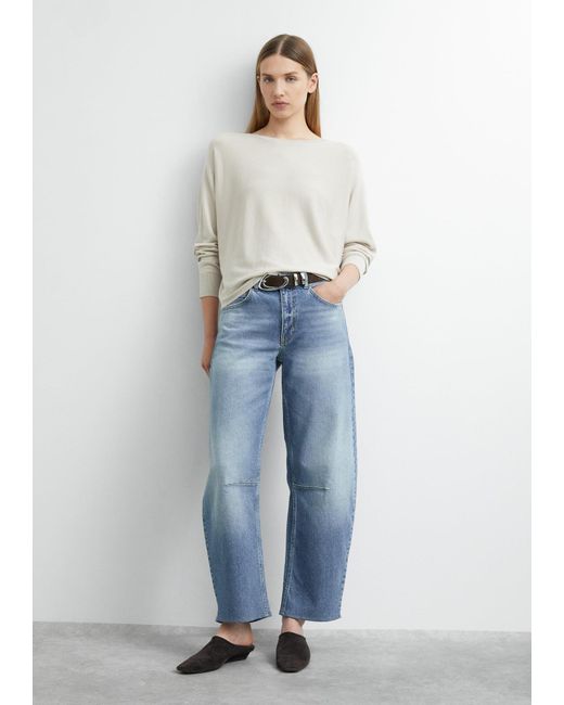 Comma, White Pullover