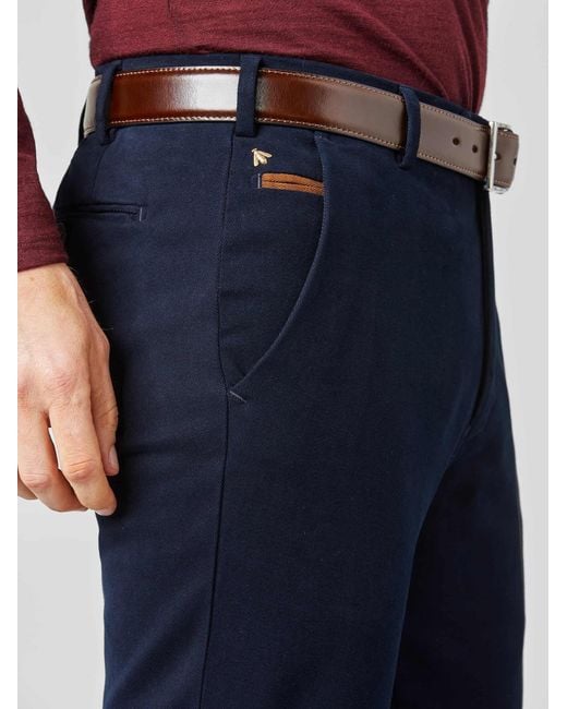 Meyer Chinohose in Blue für Herren