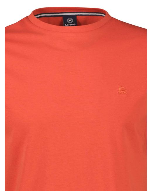 Lerros Shirt Basic in Red für Herren