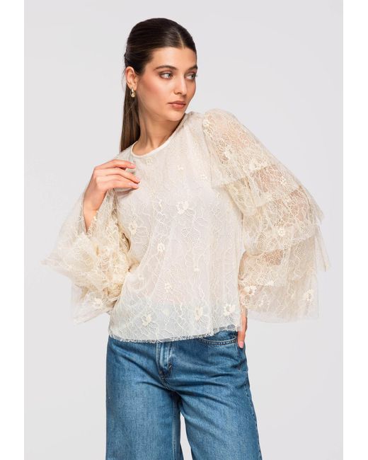 Ombre Blue Bluse