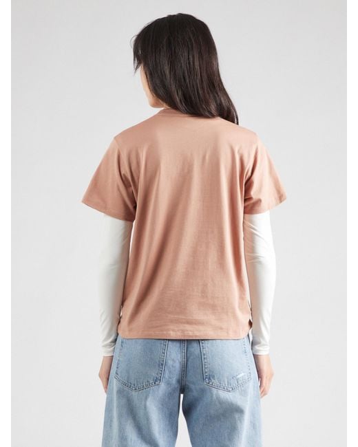 Iriedaily Pink T-Shirt Burger Love