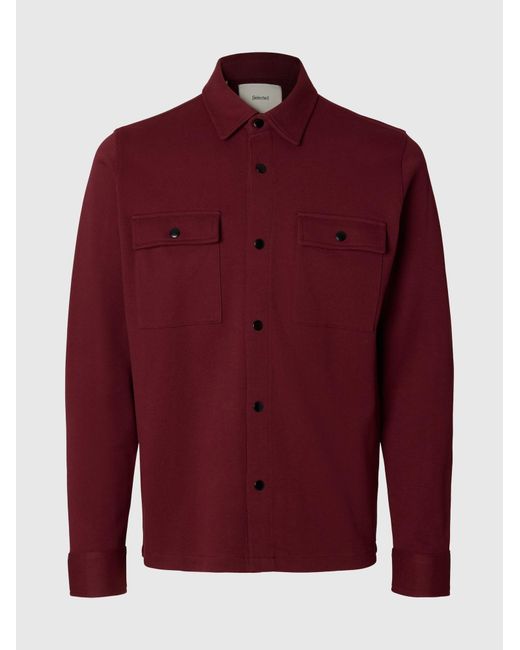 SELECTED Hemd in Red für Herren