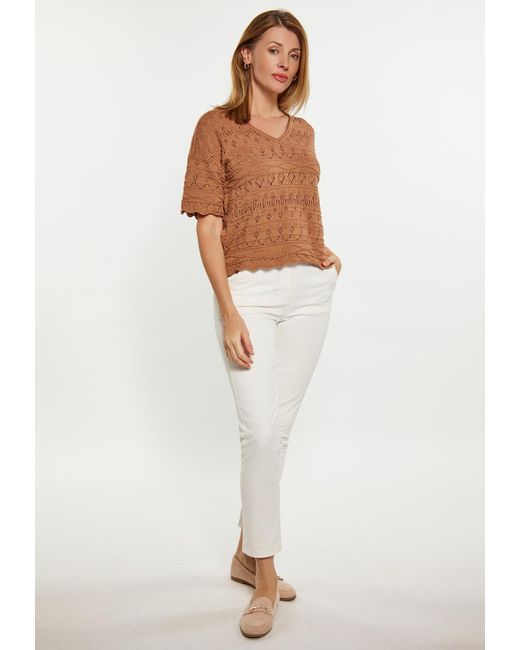 Usha Brown Pullover