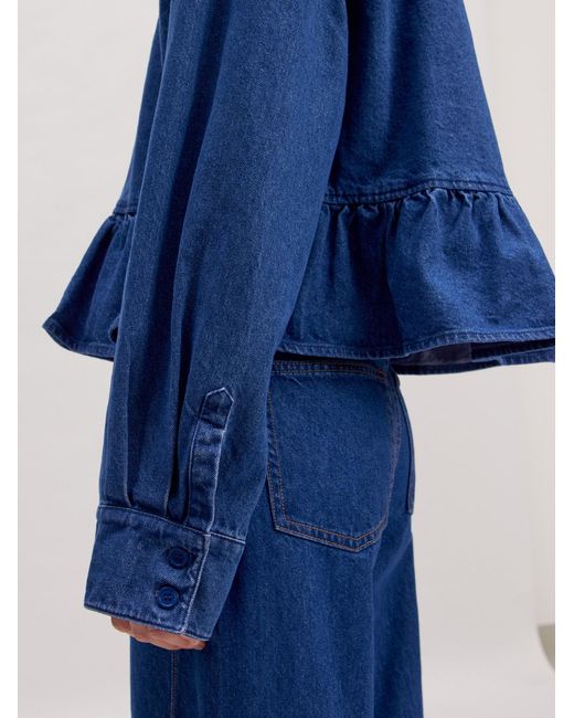 EDITED Blue Bluse Bibi