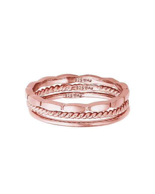 Elli Jewelry Multicolor Ring-Set