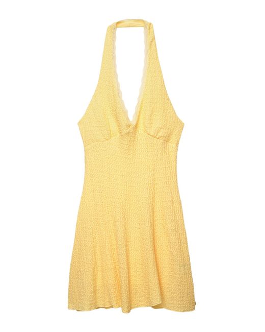 Pull&Bear Yellow Kleid