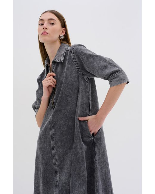 My Essential Wardrobe Gray Kleid Malo