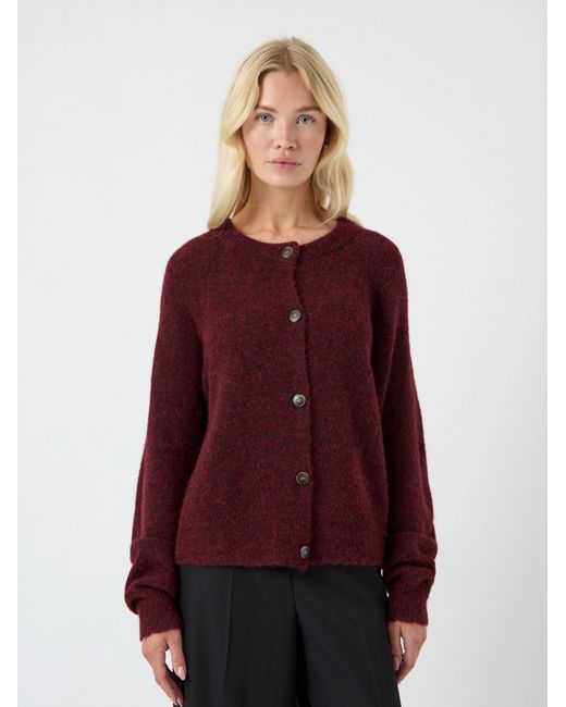 Y.A.S Purple Strickjacke Johi