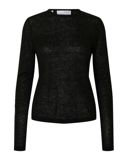 SELECTED Black Pullover Slfshirley