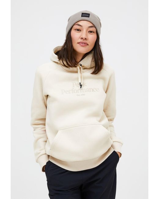 Peak Performance White Kapuzensweatshirt
