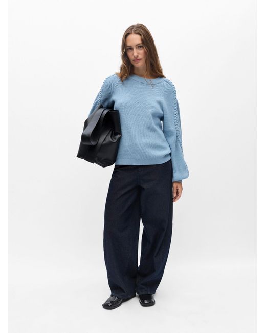 Object Blue Pullover Objhannah